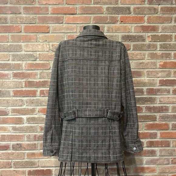 Democracy Gray & Black, Size Large Blazer/Jacket - Picture 2 of 10